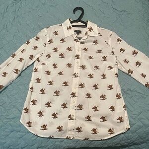 Horses Collared Shirt